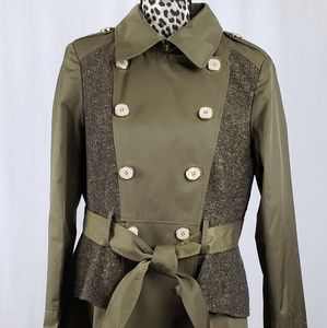 Steve Madden jacket XL green tweed